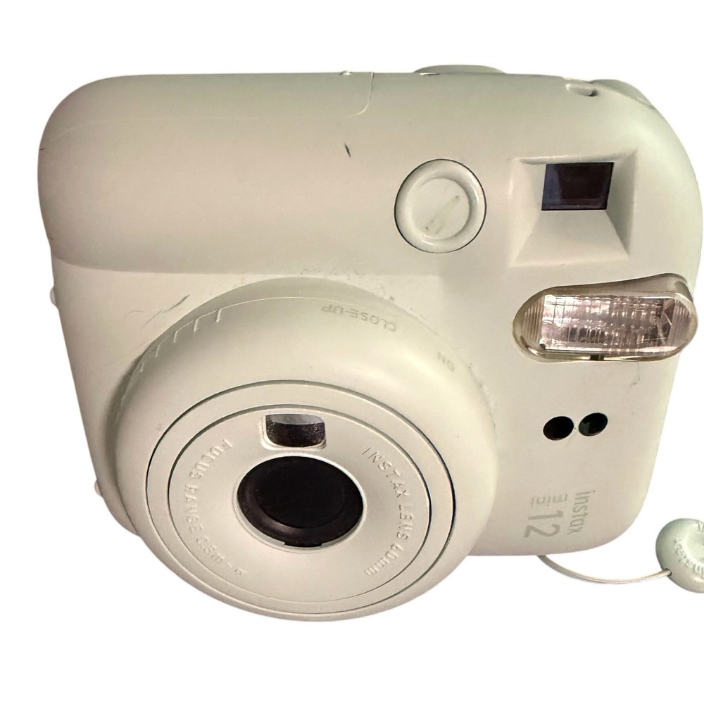 Fujifilm Instax Mini 12 Instant Film Camera Mint Green 60mm‎ Lens Selfie Mirror